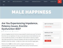 Tablet Screenshot of male-happiness.com